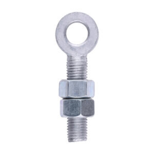 TIMCO Adjustable Gate Hinge Eye with Nuts Hot Dipped Galvanised - M19 x 100