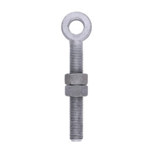 TIMCO Adjustable Gate Hinge Eye with Nuts Hot Dipped Galvanised - M22 x 150