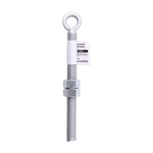 TIMCO Adjustable Gate Hinge Eye with Nuts Hot Dipped Galvanised - M22 x 250