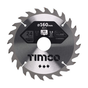 TIMCO Circular Saw Blade Combination Medium - 160 x 30 x 24T