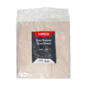 TIMCO Cotton Twill Stair Runner Dust Sheet  - 24ft x 3ft