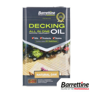 Barrettine Decking Oil Natural Oak 5L
