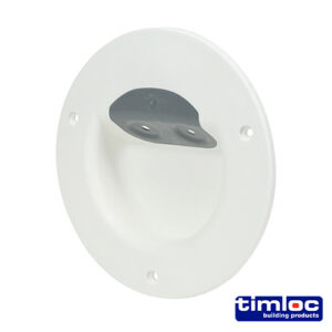 Timloc Rad-Seal Radiator Pipe Guide and Seal White - 140mm