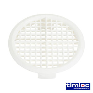 Timloc Push-in Soffit Vent White -  70mm