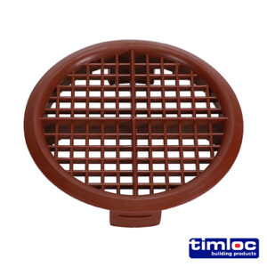 Timloc Push-in Soffit Vent Brown -  70mm