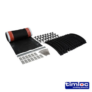 Timloc Roll Out Dry Fix Ridge Kit Black - 6 metres