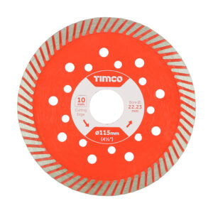 TIMCO Premium Diamond Blade Continuous - 115 x 22.2