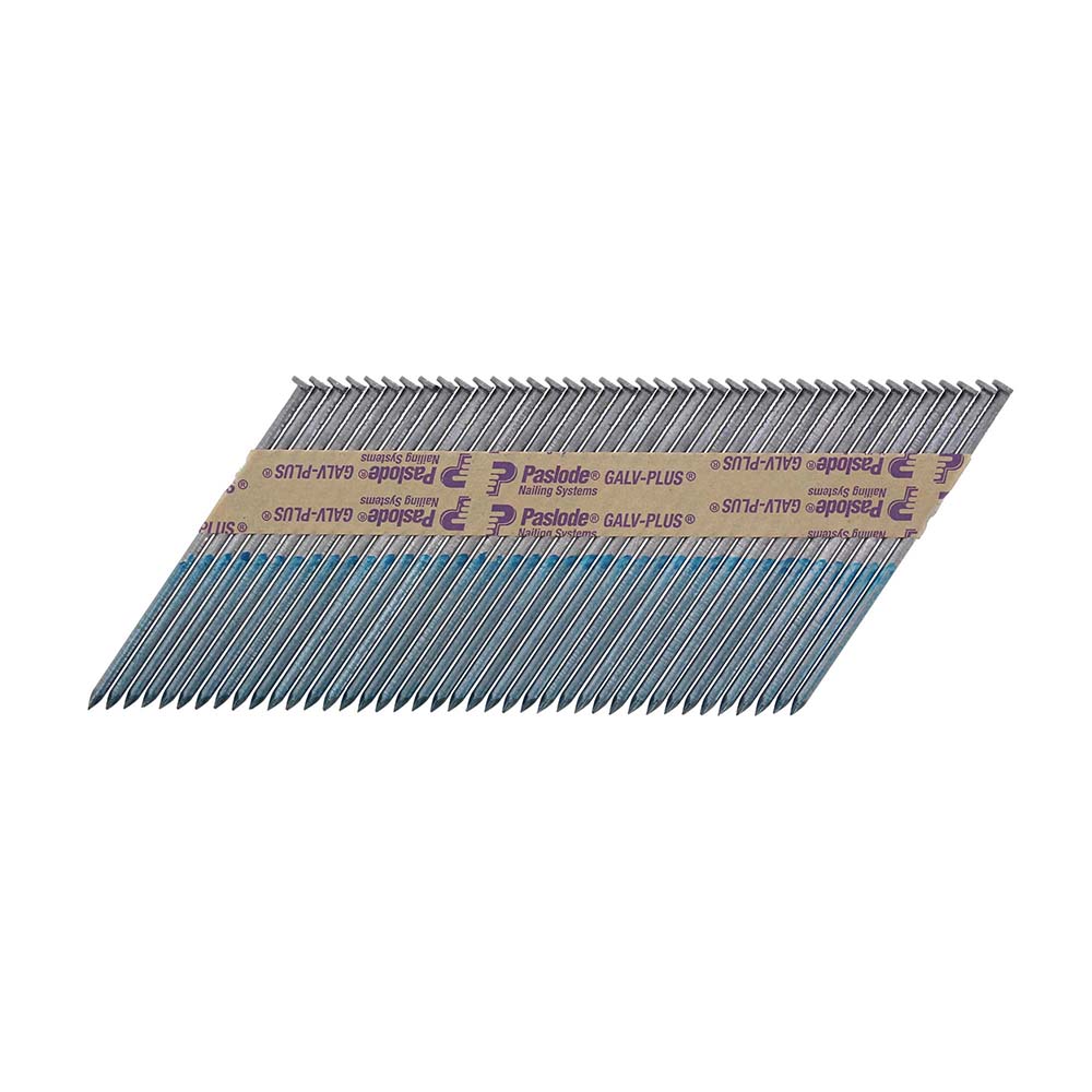 Paslode IM360Ci Nails & Fuel Cells Retail Pack Plain Shank Galvanised + - 3.1 x 90/1CFC