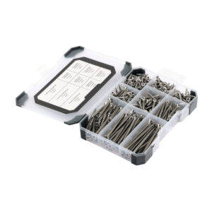 TIMCO Countersunk A2 Stainless Steel Woodscrews Mixed Tray - 340pcs