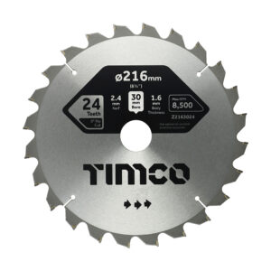 TIMCO 0° Mitre Saw Blade - 216 x 30 x 24T