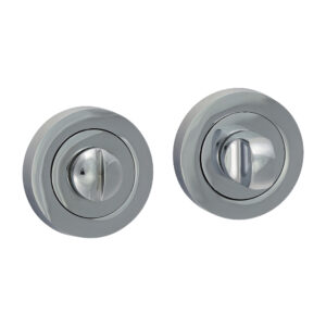 TIMCO Bathroom Thumb Turn And Release - Polished Chrome - 49mm