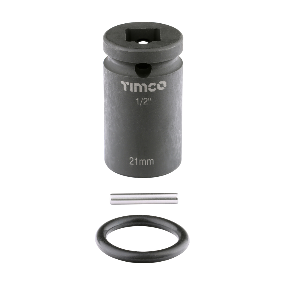TIMCO X6 Impact Sockets - 21 x 52mm