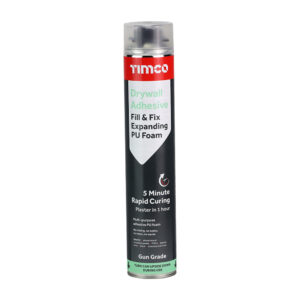 TIMCO Drywall Adhesive Fill & Fix Expanding PU Foam Gun Grade - 750ml