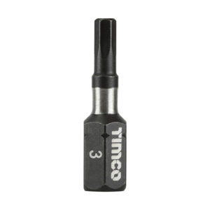 TIMCO Impact 25mm Hex Bits - 3.0 x 25