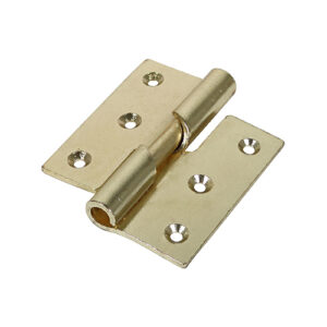 TIMCO Rising Butt Hinge (466) - Right Hand - Electro Brass - 75 x 72