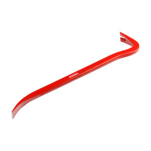 TIMCO Heavy Duty Pry Bar, Flat Profile Tough Bar with Wide Chisel Foot - 18"