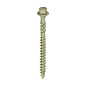 TIMCO Timber Screws Hex Flange Head Exterior Green - 6.7 x 75