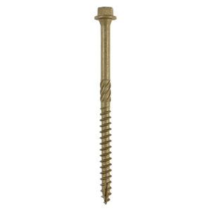 TIMCO Timber Screws Hex Flange Head Exterior Green - 6.7 x 87